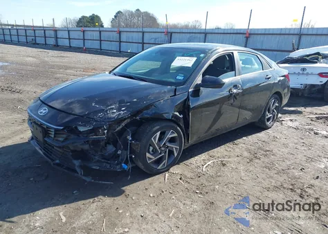 2025 Hyundai Elantra Sel Convenience из США, поврежденный, VIN KMHLS4DG2SU911444